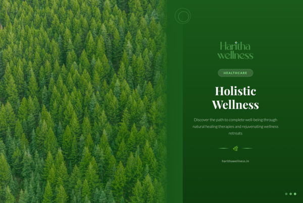 Ayurvedic wellness retreat with therapy session in progress