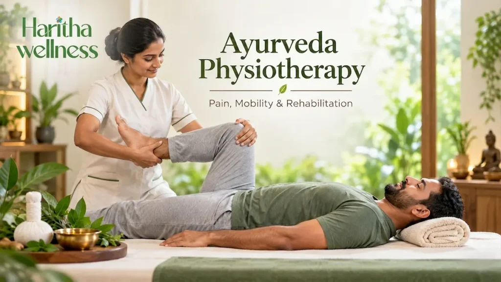 Ayurveda physiotherapy for pain management, joint mobility and rehabilitation at Haritha Wellness